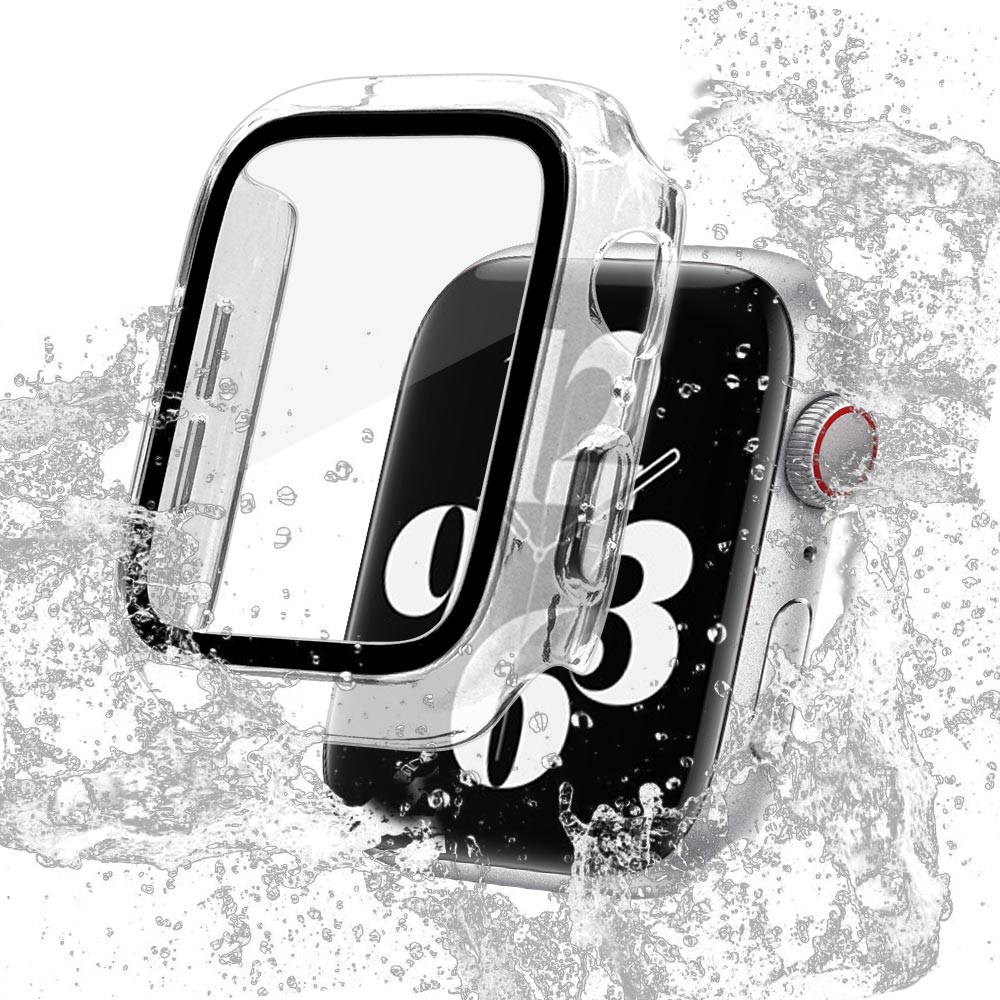 Apple Watch series6 series5 series4 SE2 SE 44mm 饹ե  С ϥ֥å  Ʃ ꥢ PC+GLASS 饹ηץƥ ɿ厹 IPX68 ɽ̹9H ꥢ åץ륦å GHB4627AW44 饹Хʥ