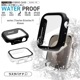 Apple Watch series8 series7 45mm 饹ե  С ϥ֥å  Ʃ ꥢ PC+GLASS 饹ηץƥ ɿ奱 IPX68 ɽ̹9H ֥å åץ륦å GHB4628AW45 饹Хʥ