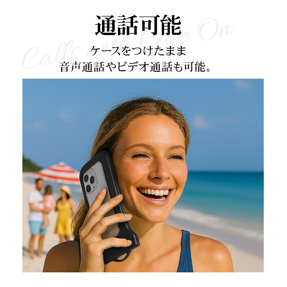 ���ޥ� �ɿ奱���� IPX8 �ͥå����ȥ�å��� ξ�̥��ꥢ ���ޡ��ȥե��� �� ������ �ס��� ��Ϥ ��ʪ���� �礭�� iPhone Android �֥�å� RFRWPF14BK �饹���Хʥ�