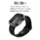 Apple Watch series8 series7 45mm 饹ե  С ϥ֥å  Ʃ ꥢ PC+GLASS 饹ηץƥ ɿ奱 IPX68 ɽ̹9H ꥢ åץ륦å GHB4629AW45 饹Хʥ