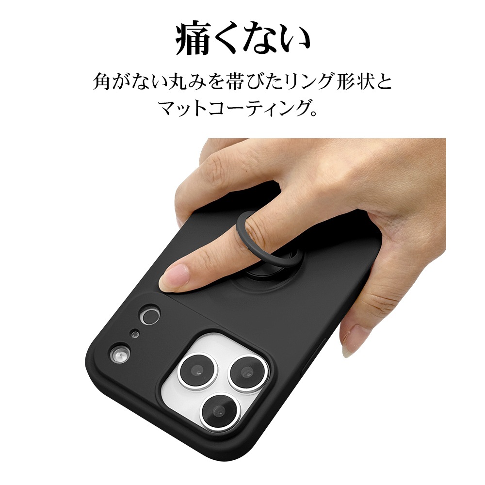 iPhone17 Pro Max  С եȥ TPU Ѿ׷ۼ ޥۥդ ɻ  ޥå ɻ ȥåץۡ ֥å ե ޥۥ 9104IP5DTPRBK 饹Хʥ