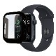 Apple Watch Series6 Series5 Series4 SE3 SE2 SE 44mm 饹ե  С ϥ֥å  PC+GLASS 饹ηץƥ ɽ̹9H ֥å åץ륦å GHB3746AW44 饹Хʥ