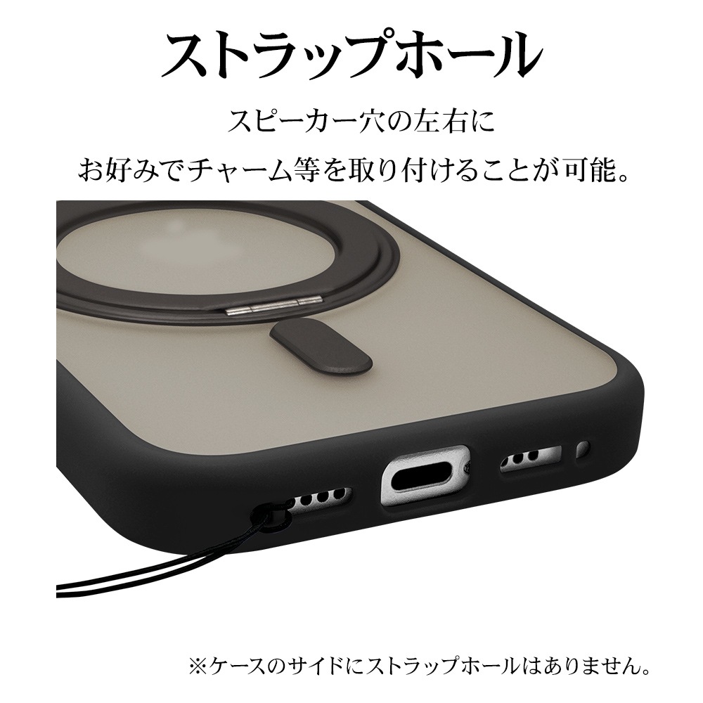 iPhone16 ������ ���С� �ϥ��֥�å� ZEROSAFE Circle MagSafe�б� �Ѿ׷�ۼ� MIL���� �ޥå� TPU�Х�ѡ������� ����դ� ��ɻ� �ե����ȥ֥�å� �����ե��� ���ޥۥ����� 8541IP461ZSFCBK �饹���Хʥ�