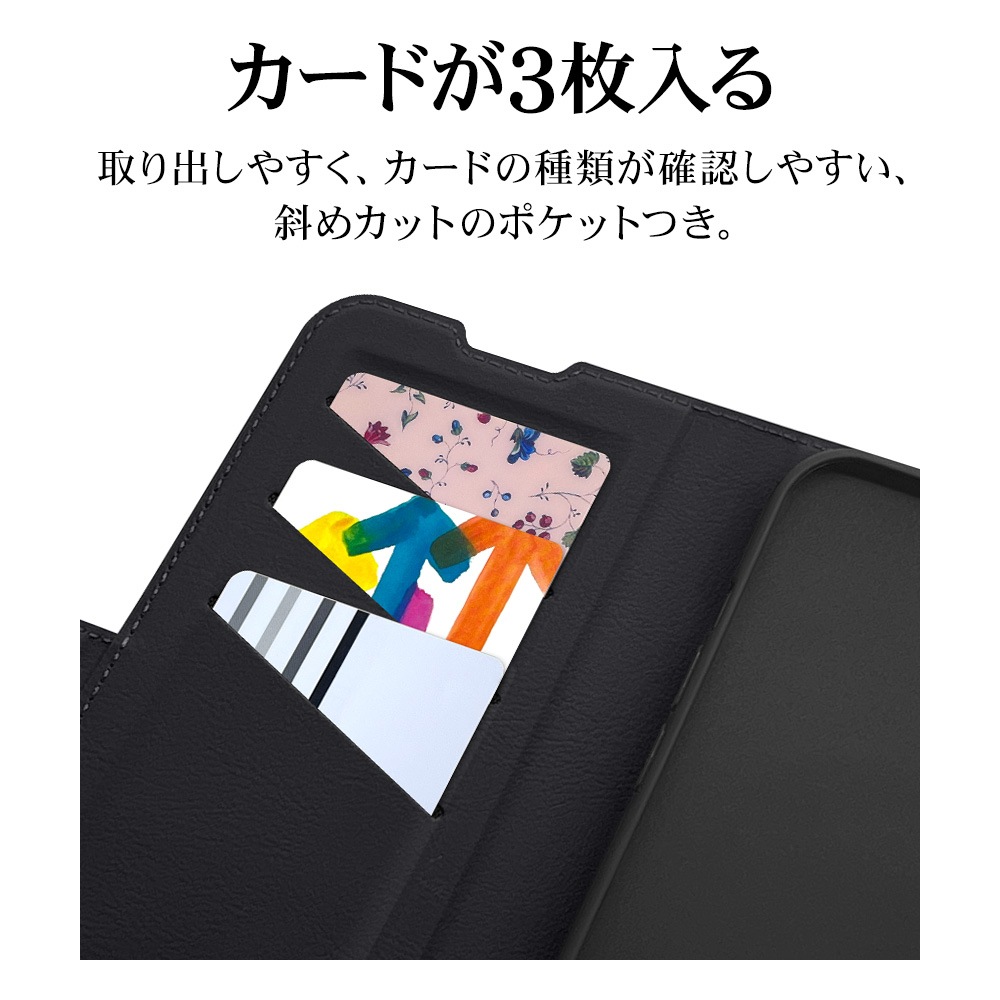 iPhone15 14 13 ������ ���С� ��Ģ�� ���� �Ѿ׷�ۼ� MagSafe�б� ���������� ������ɵ�ǽ �磻��쥹�����б� �����ɥޥ��ͥå� �֥�å� �����ե��� ���ޥۥ����� 8354IP361BSMMBK �饹���Хʥ�