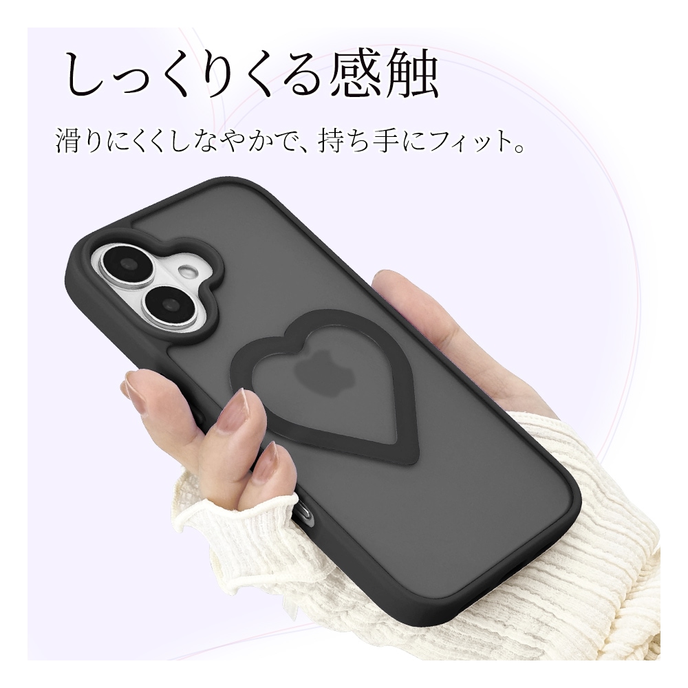 iPhone16  С ϥ֥å MagSafeб Mignu ߥ˥ Ѿ׷ۼ ̥ե ޥå ɻ TPUХѡ 磻쥹 ֥åߥեȥ֥å ե ޥۥ 9121IP461HPFBK 饹Хʥ