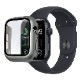 Apple Watch Series6 Series5 Series4 SE��3���� SE��2���� SE 44mm ���饹�ե���� ������ ���С� �ϥ��֥�å� ����� PC+GLASS ���饹���η��ץ��ƥ����� ɽ�̹���9H ����С� ���åץ륦���å� GHB3747AW44 �饹���Хʥ�