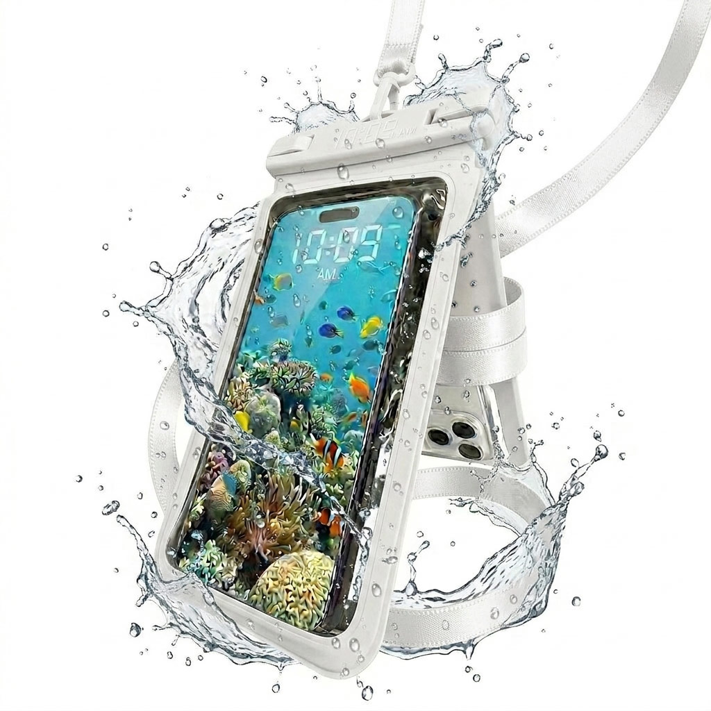 ���ޥ� �ɿ奱���� IPX8 �ͥå����ȥ�å��� ������ 2�ݥ��å� ���ޡ��ȥե��� �� ������ �ס��� ��Ϥ ��ʪ���� iPhone Android �ۥ磻�� RFRWPF15TWH �饹���Хʥ�