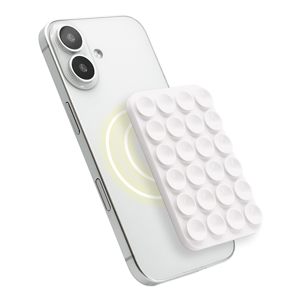 pitakko �ͳѥ����� MagSafe�б� ���ץ��ޥۥ����� ���ץ��ꥳ�󥷡��� �ޥ��ͥåȤǤ餯�餯���� ���ޥ� Android iPhone ���ޥ۸��� ���å��� ���̽� �ɥ�å��� �ۥ磻�� RMST01WH �饹���Хʥ�