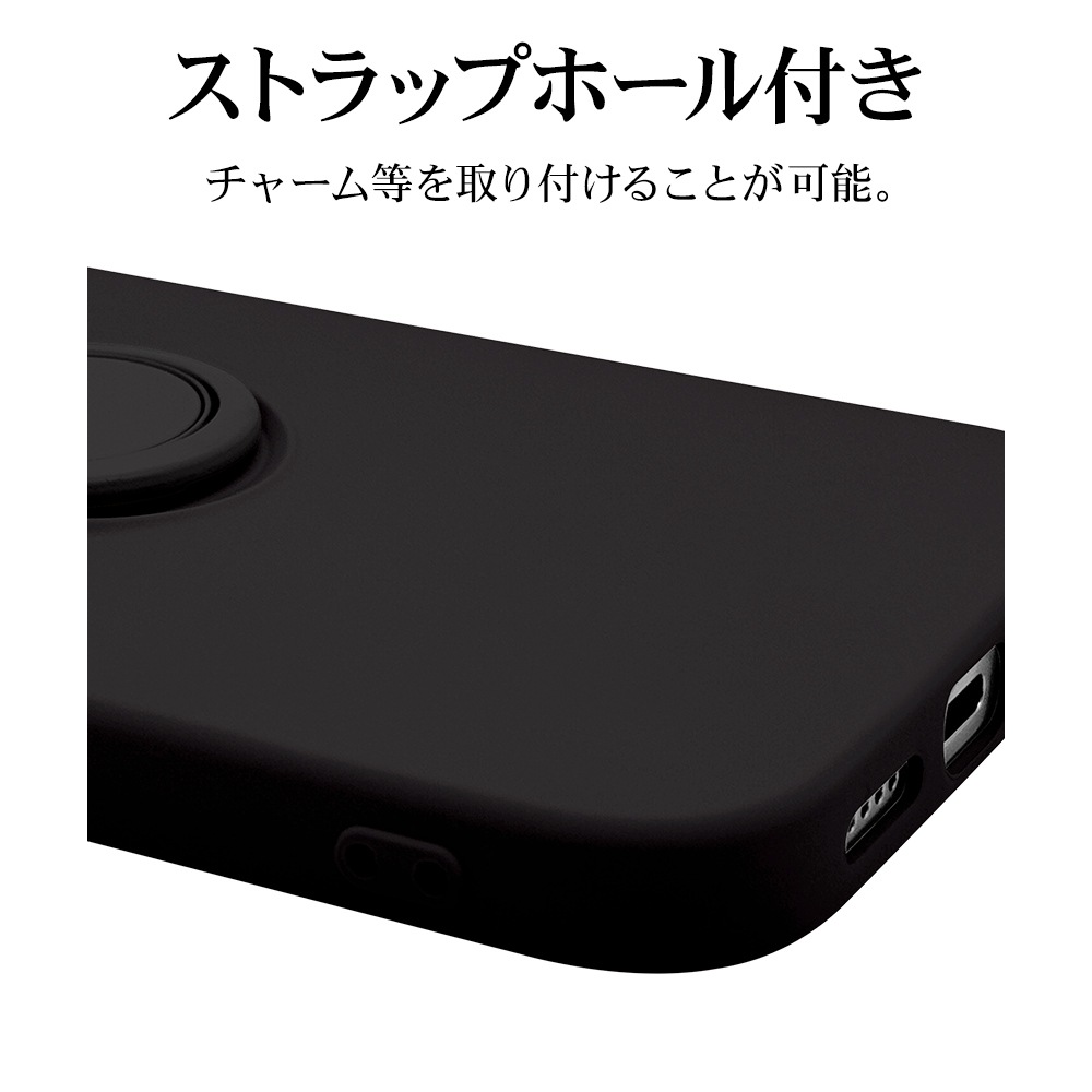 iPhone15 14 13 ������ ���С� ���եȥ����� TPU ���ޥۥ���դ� ��ɻ� ������� ���ȥ�åץۡ��� �֥�å� �����ե��� ���ޥۥ����� 8398IP361TPRBK �饹���Хʥ�