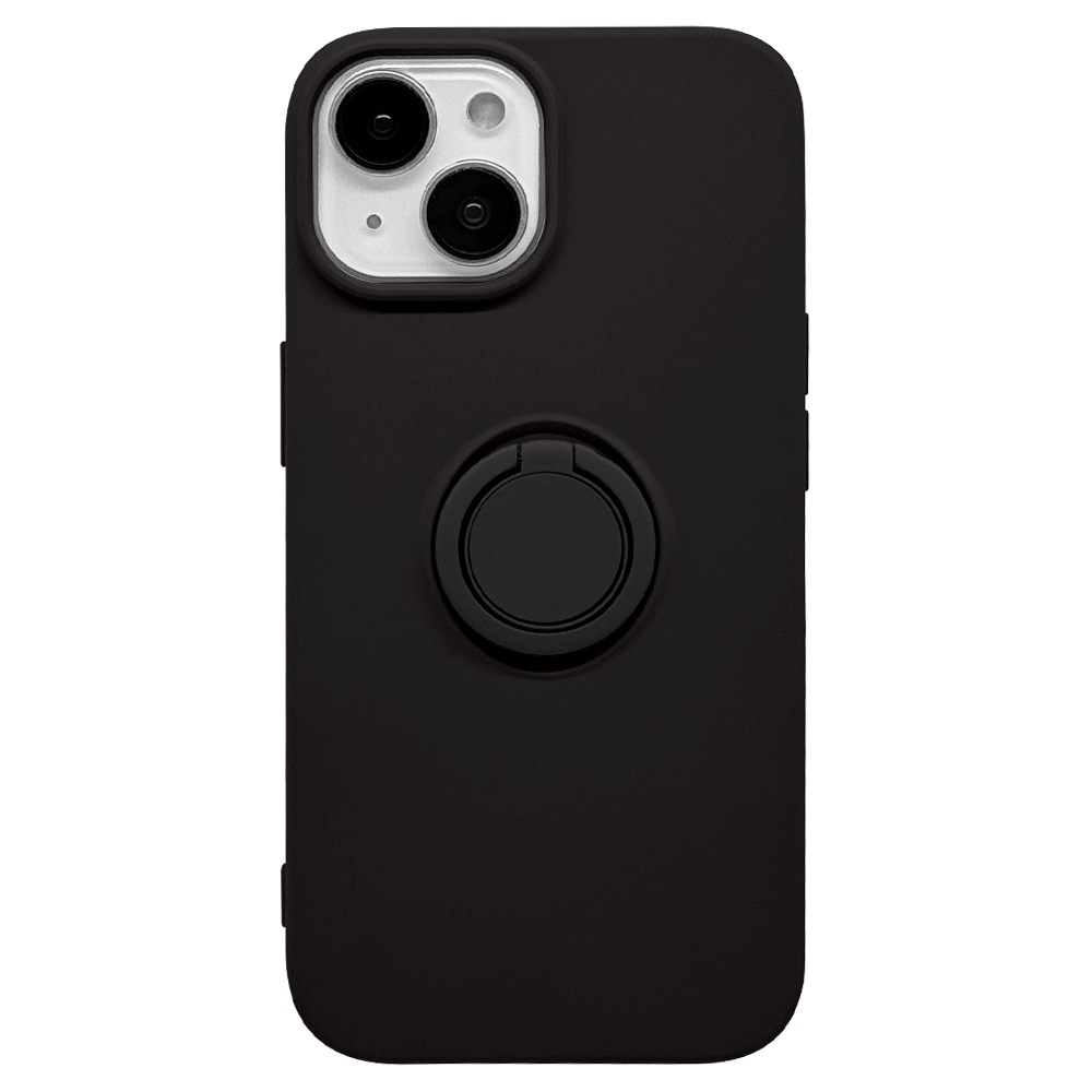 iPhone15 14 13  С եȥ TPU ޥۥդ ɻ  ȥåץۡ ֥å ե ޥۥ 8398IP361TPRBK 饹Хʥ