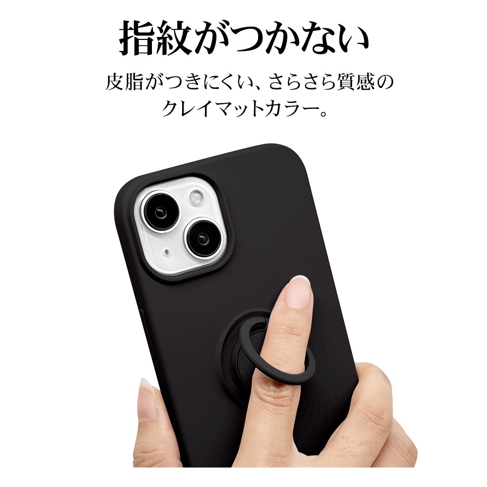 iPhone15 14 13 ������ ���С� ���եȥ����� TPU ���ޥۥ���դ� ��ɻ� ������� ���ȥ�åץۡ��� �֥�å� �����ե��� ���ޥۥ����� 8398IP361TPRBK �饹���Хʥ�