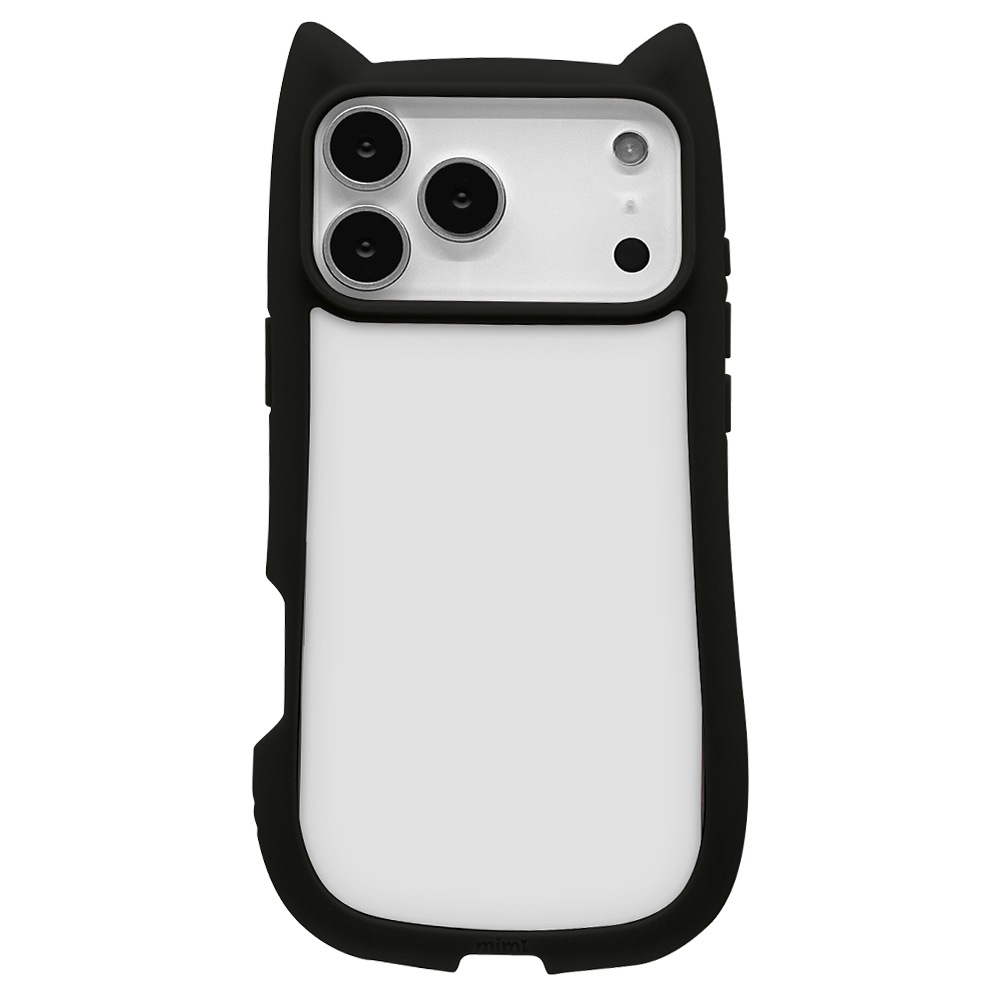 iPhone17 Pro Max  С ϥ֥å mimi ǭ ͥߥ ͤߤ ǭ ͥ ͤ Ѿ׷ۼ MIL ̥ꥢ TPUХѡ 磻쥹 ֥å ե ޥۥ 9107IP5DHPBK 饹Хʥ