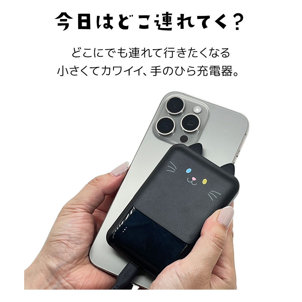 ��Фˤ㡼 ��Х���Хåƥ꡼ ��Х˥㡼 iPhone iPad ���ޥ� ���֥�å� ���Ǥ��� 5000mAh ������C 1�ݡ��� ������A 2�ݡ��� 2.1A USB Type-C typec Type-A ���� ���� ������ ���������ǽ 3��Ʊ������ RLI050C2A01GOM