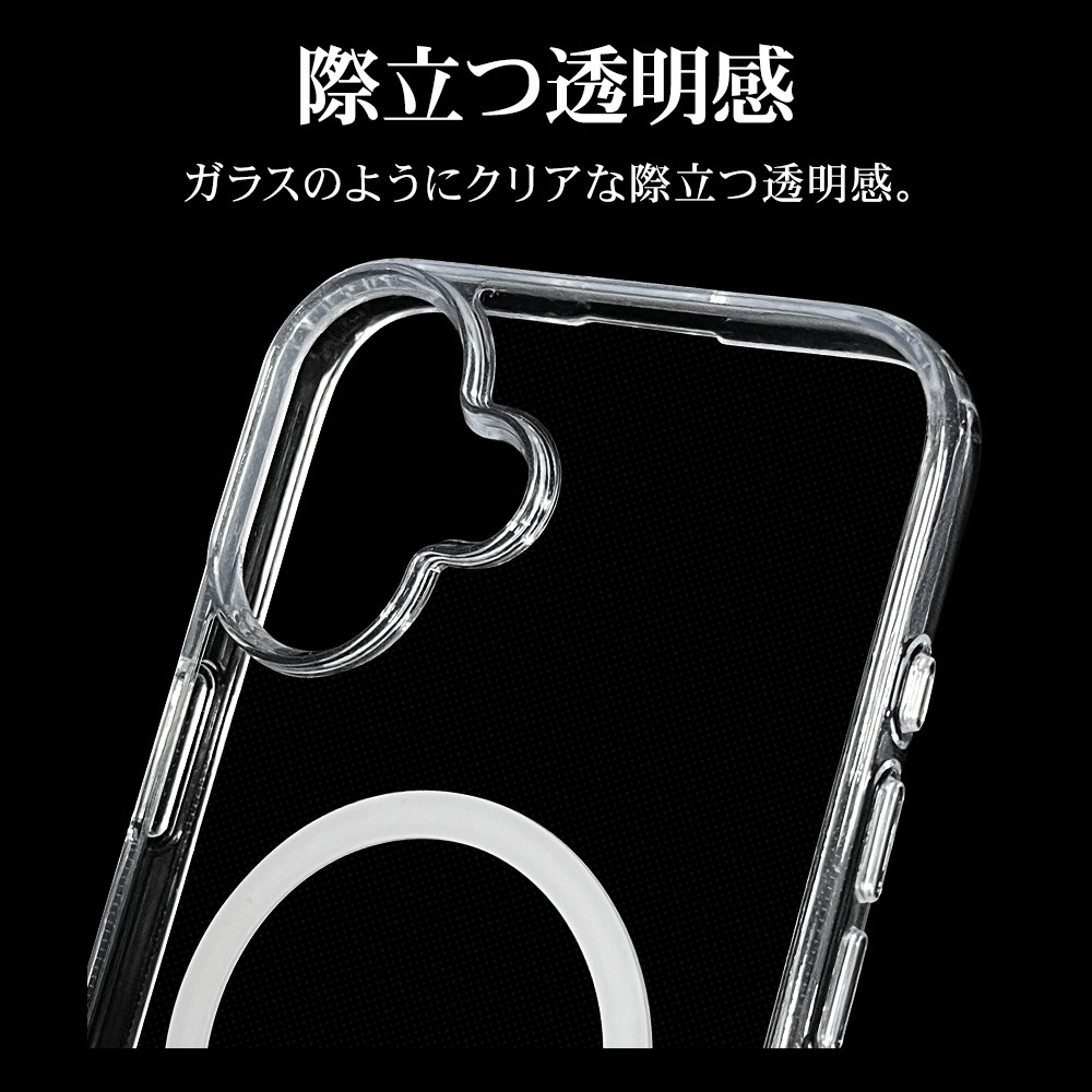 iPhone16 Plus  С ϥ֥å MagSafeб RHINOX 饤Υå Ѿ׷ۼ MIL ꥢ ɽ̹5H TPUХѡ 磻쥹б ե ޥۥ 8264IP467HAMCL 饹Хʥ