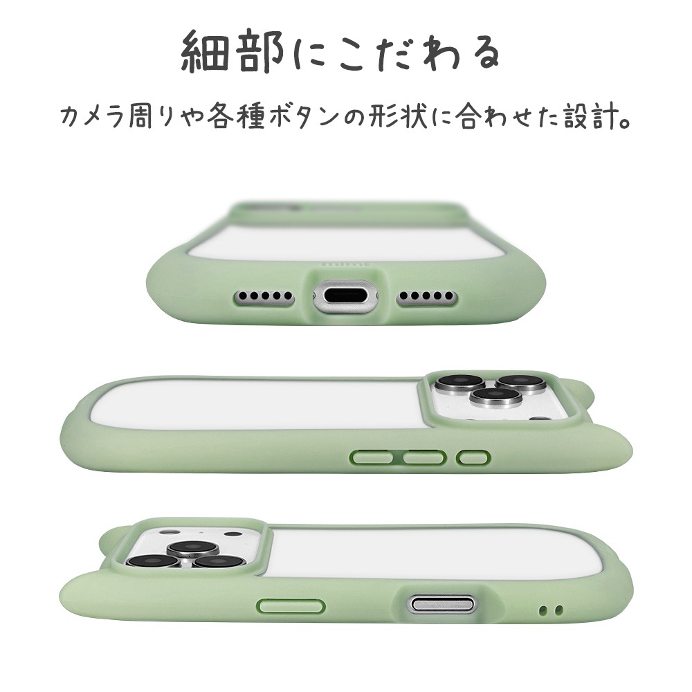 iPhone17 Pro  С ϥ֥å mimi ǭ ͥߥ ͤߤ ǭ ͥ ͤ Ѿ׷ۼ MIL ̥ꥢ TPUХѡ 磻쥹б ߥ ե ޥۥ 9175IP5BHPMT 饹Хʥ