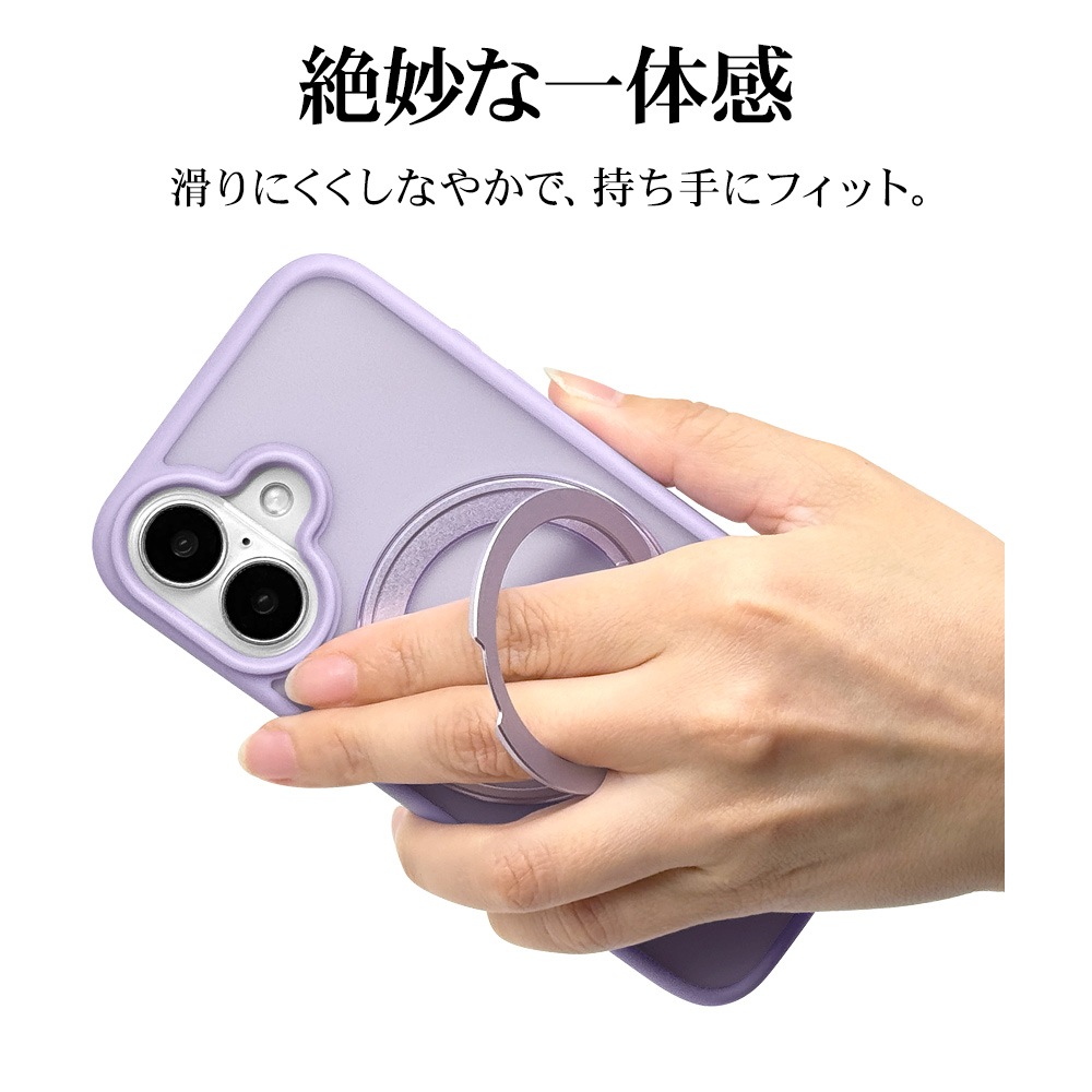 iPhone16 ケース カバー ハイブリッド ZEROSAFE Circle MagSafe対応