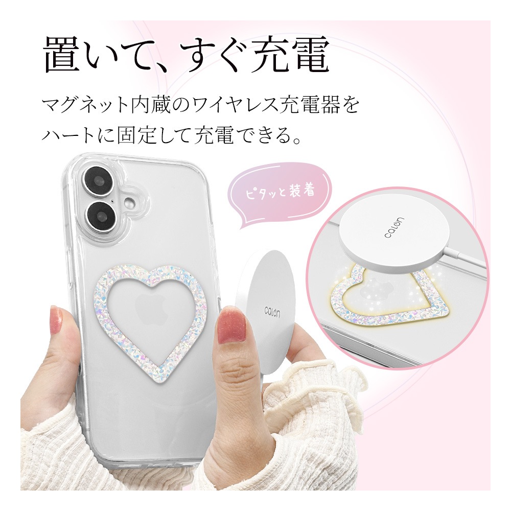 iPhone16  С ϥ֥å MagSafeб Mignu ߥ˥ Ѿ׷ۼ ꥢ Ʃ TPUХѡ 磻쥹  ե ޥۥ 9126IP461HPDI 饹Хʥ