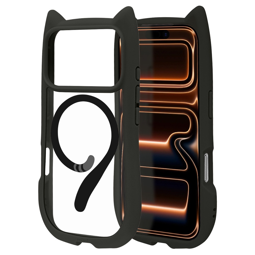 iPhone17 Pro ������ ���С� �ϥ��֥�å� MagSafe�б� �ޥ��ͥåȽ��� mimi ǭ�� �ͥ��ߥ� �ͤ��ߤ� �Ѿ׷�ۼ� MIL ���̥��ꥢ TPU�Х�ѡ������� �磻��쥹���� �֥�å� �����ե��� ���ޥۥ����� 9018IP5BHPMBK �饹���Хʥ�