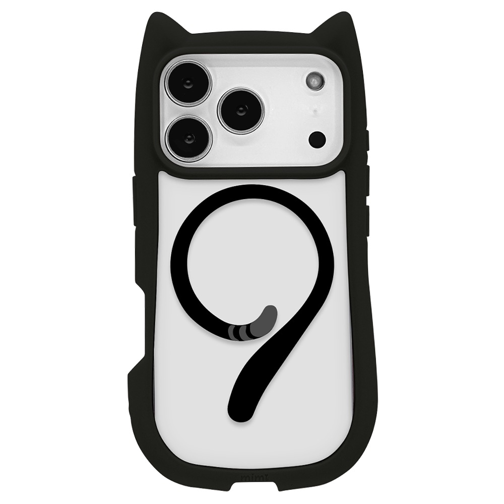 iPhone17 Pro ������ ���С� �ϥ��֥�å� MagSafe�б� �ޥ��ͥåȽ��� mimi ǭ�� �ͥ��ߥ� �ͤ��ߤ� �Ѿ׷�ۼ� MIL ���̥��ꥢ TPU�Х�ѡ������� �磻��쥹���� �֥�å� �����ե��� ���ޥۥ����� 9018IP5BHPMBK �饹���Хʥ�