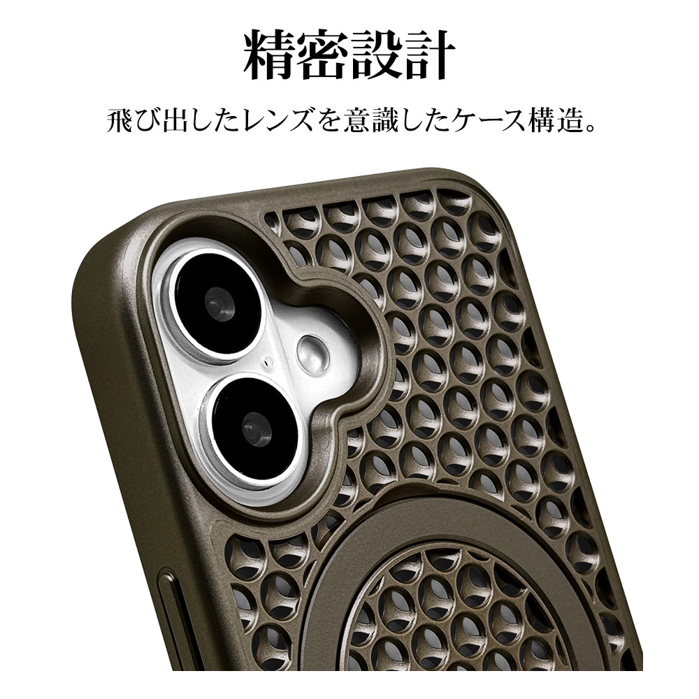 iPhone16 ������ ���С� �ϥ��֥�å� ZEROSAFE Mesh MagSafe�б� �Ѿ׷�ۼ� MIL���� TPU�Х�ѡ������� ����դ� ��å��� ��ɻ� �ʥ����� �����ե��� ���ޥۥ����� 8301IP461ZSFMNL �饹���Хʥ�