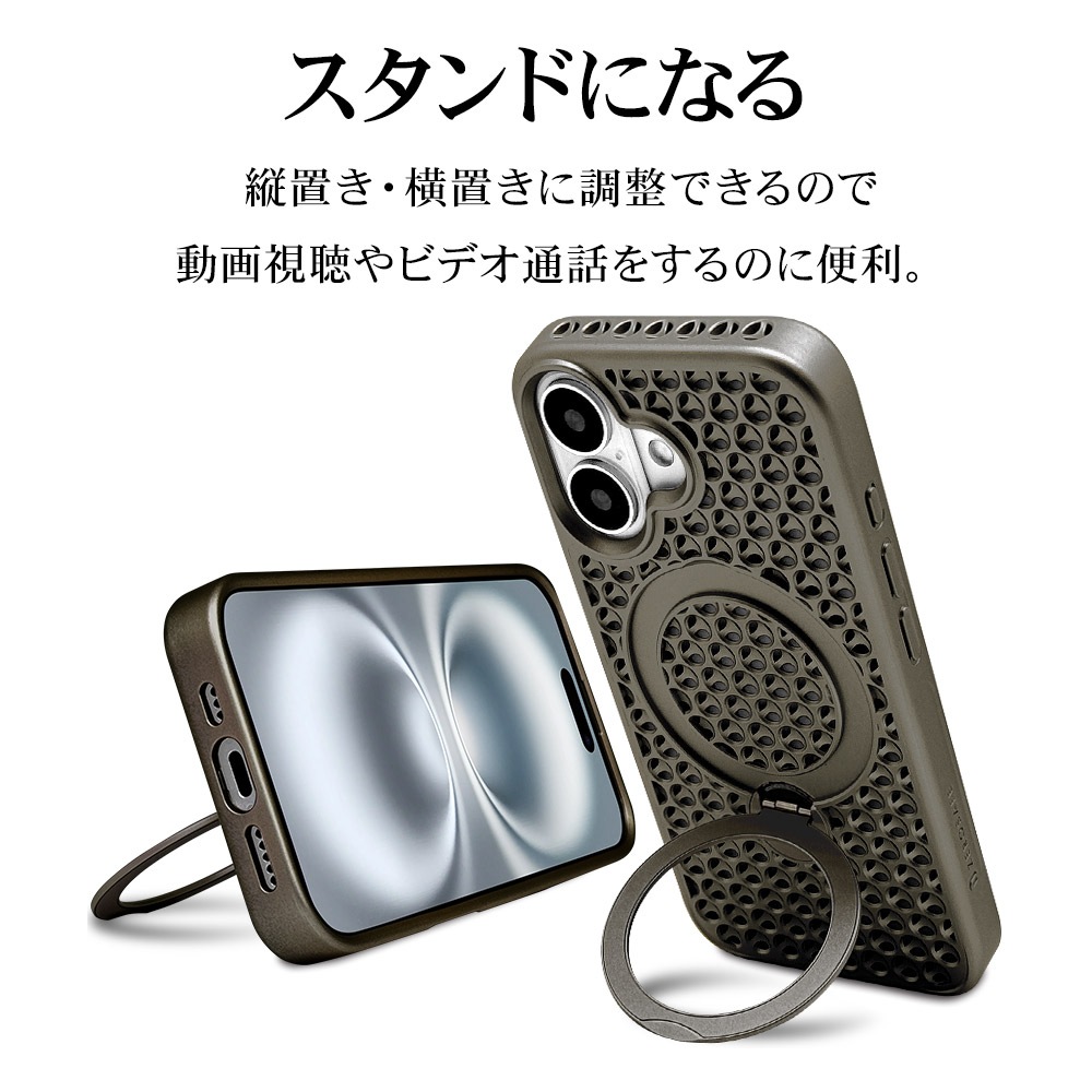 iPhone16 ������ ���С� �ϥ��֥�å� ZEROSAFE Mesh MagSafe�б� �Ѿ׷�ۼ� MIL���� TPU�Х�ѡ������� ����դ� ��å��� ��ɻ� �ʥ����� �����ե��� ���ޥۥ����� 8301IP461ZSFMNL �饹���Хʥ�