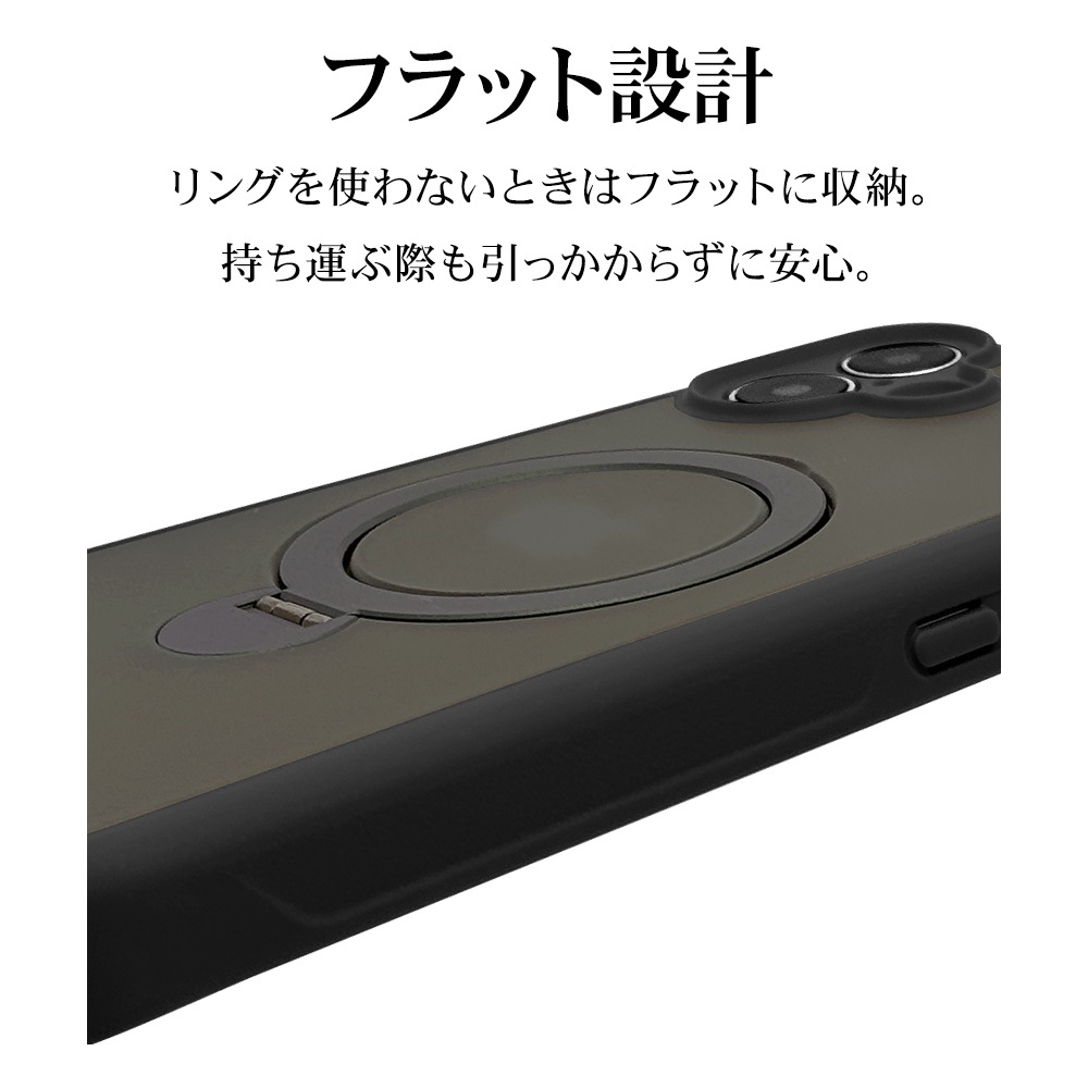 iPhone16 Plus  С ϥ֥å ZEROSAFE Shaft MagSafeб ˸ݸ Ѿ׷ۼ MIL ޥå TPUХѡ դ ɻ եȥ֥å ե ޥۥ 8322IP467ZSFSLBK 饹Хʥ