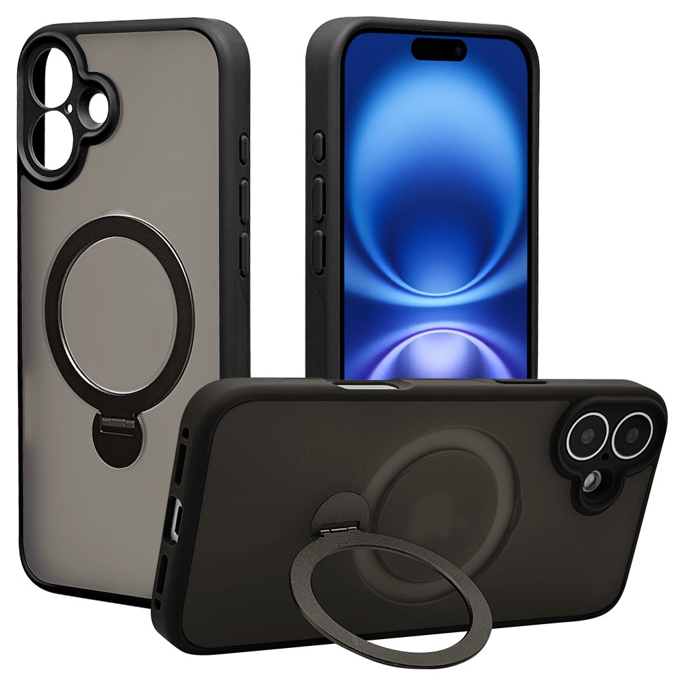 iPhone16 Plus  С ϥ֥å ZEROSAFE Shaft MagSafeб ˸ݸ Ѿ׷ۼ MIL ޥå TPUХѡ դ ɻ եȥ֥å ե ޥۥ 8322IP467ZSFSLBK 饹Хʥ