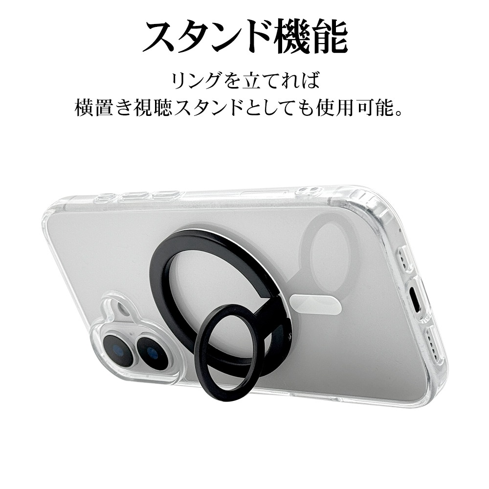 ޥͥå ޥ  ޥۥ MagSafeб ޥͥåȥ 180볫 곰ǽ ޥ  磻쥹 ϼ ɻ ߷ ޥåȥС ޥ ֥å RMRNG07SV 饹Хʥ