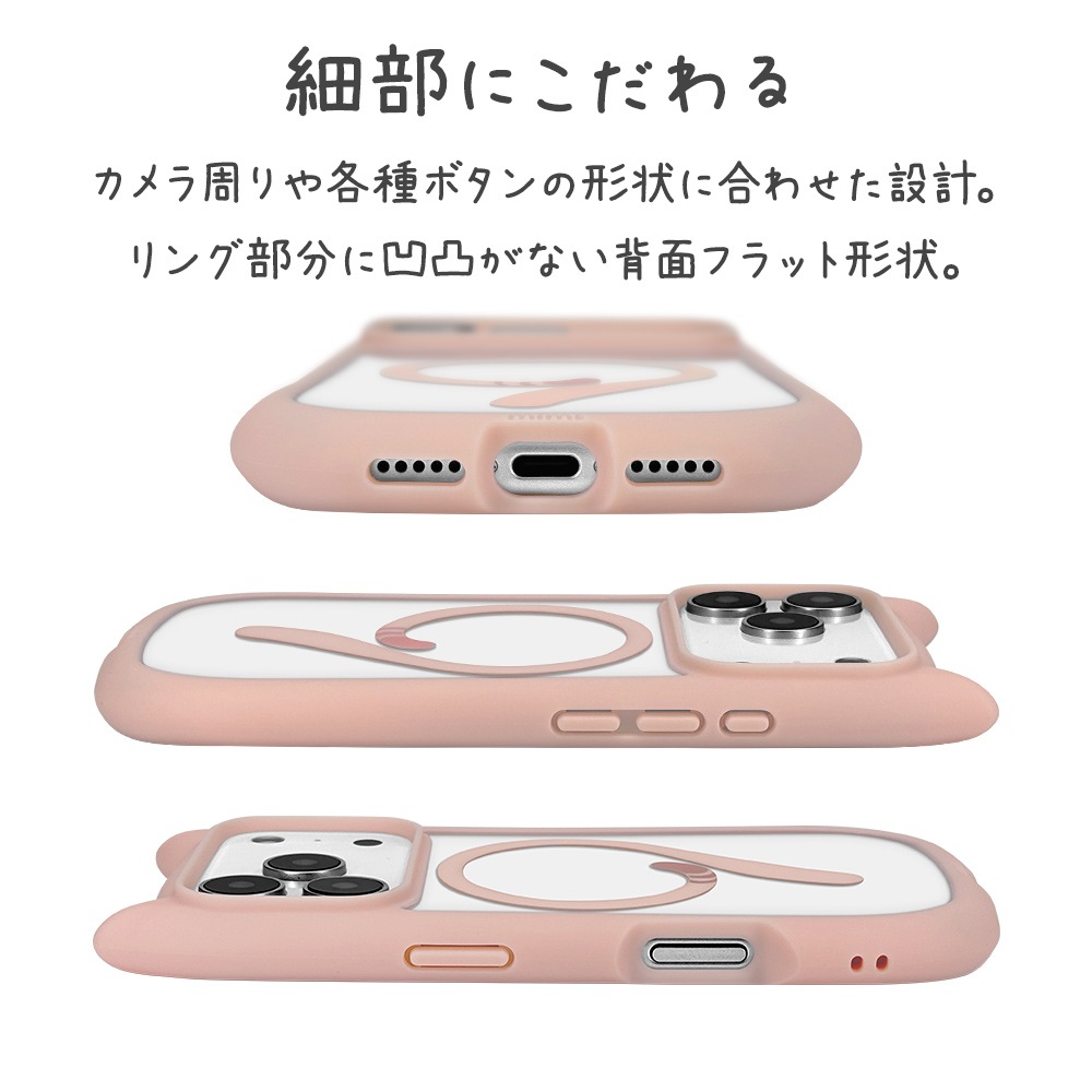 iPhone17 Pro ������ ���С� �ϥ��֥�å� MagSafe�б� �ޥ��ͥåȽ��� mimi ǭ�� �ͥ��ߥ� �ͤ��ߤ� �Ѿ׷� MIL ���̥��ꥢ TPU�Х�ѡ������� �磻��쥹���� ���⡼�����ԥ� �����ե��� ���ޥۥ����� 9019IP5BHPMSPK �饹���Хʥ�