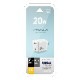 ���Ŵ� USB���Ŵ� 2�ݡ��� PD�б� ������A ���󥻥�� AC USB Type-C typec 20W Power Delivery Type-A typea 2.4A ��® ��® ����� 2��Ʊ������ �ۥ磻�� iPhone ���ޥ� iPad RACCA20W02WH
