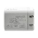 ���Ŵ� USB���Ŵ� 2�ݡ��� PD�б� ������A ���󥻥�� AC USB Type-C typec 20W Power Delivery Type-A typea 2.4A ��® ��® ����� 2��Ʊ������ �ۥ磻�� iPhone ���ޥ� iPad RACCA20W02WH