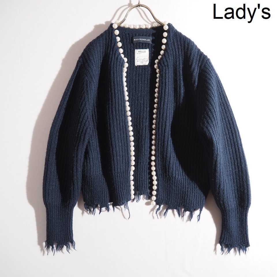 パールカーディガン MADISON BLUE マディソンブルー madison blue