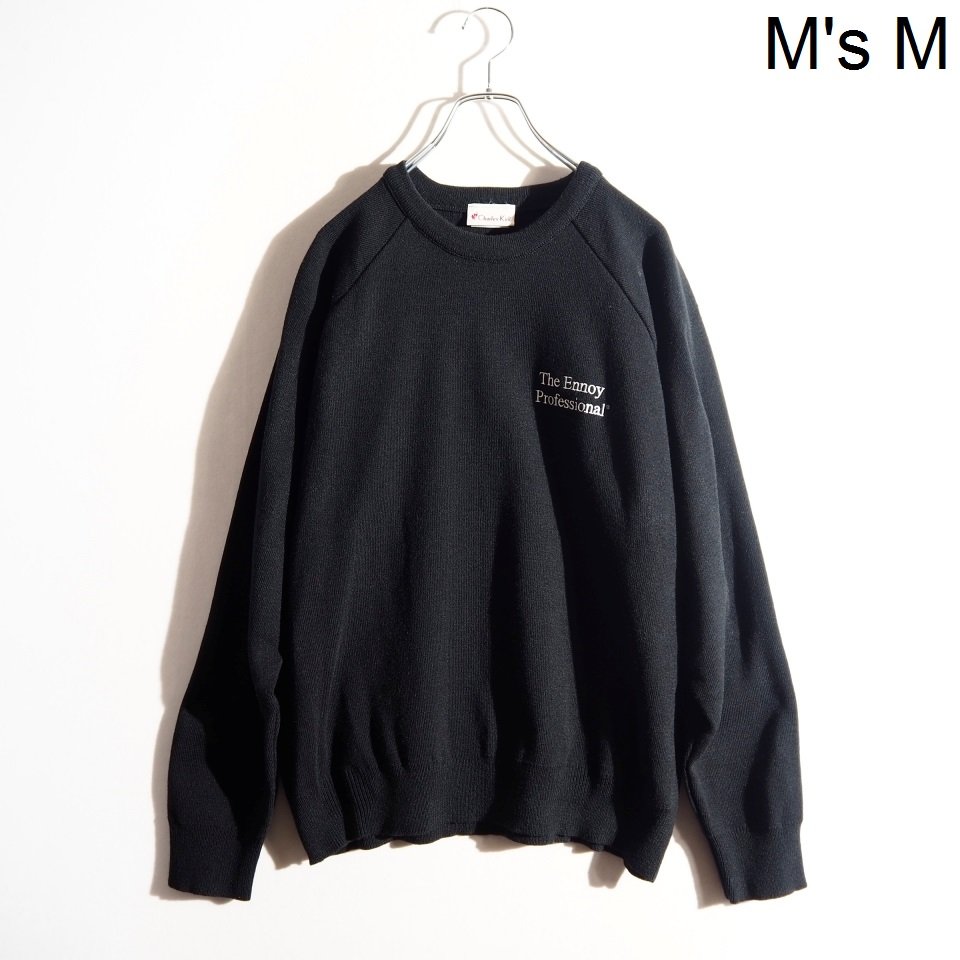 【訳あり】Ennoy × Charles Kirk ラウンドネック　プルオーバー 訳あり】Ennoy × Charles Kirk ラウンドネック プルオーバー 訳あり