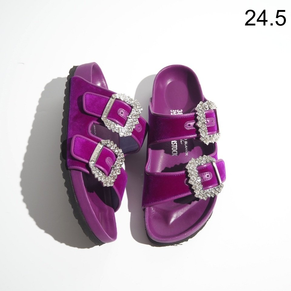 S0111P) MANOLO BLAHNIK マノロブラニク × BIRKENSTOCK