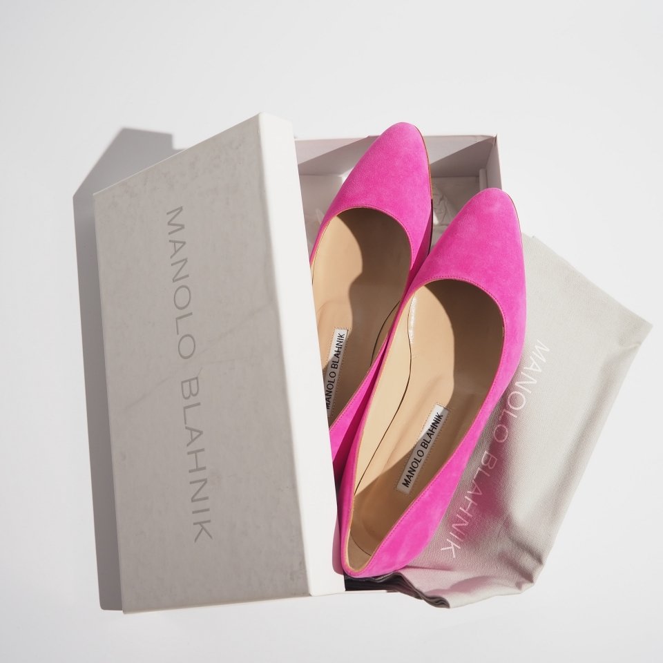 R1703P) MANOLO BLAHNIK �ޥΥ��֥�˥�