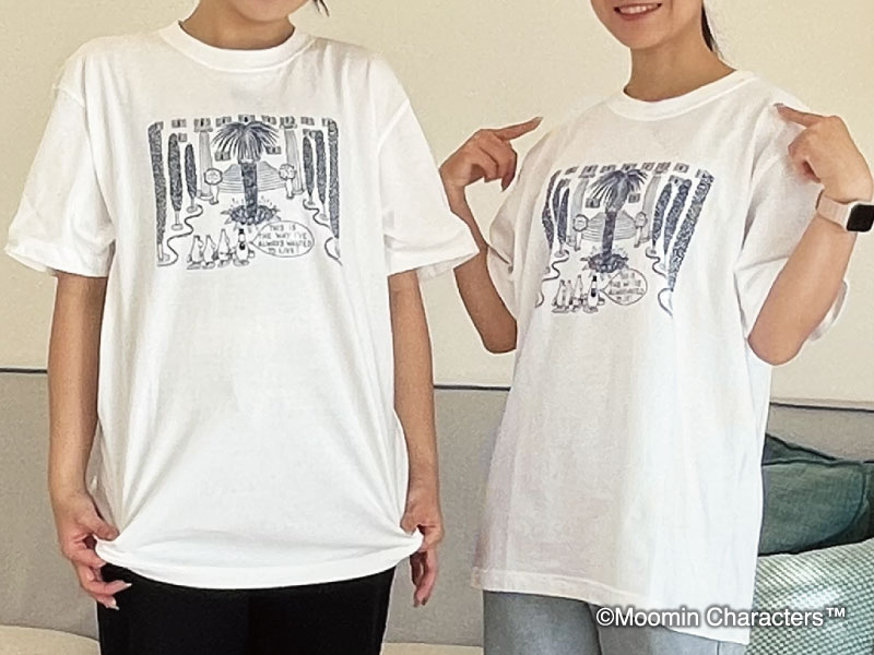 ムーミン リビエラ バカンス オリジナルTシャツ
