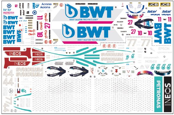 AMS F1ステッカー メルセポイント2020ステッカー | AMS