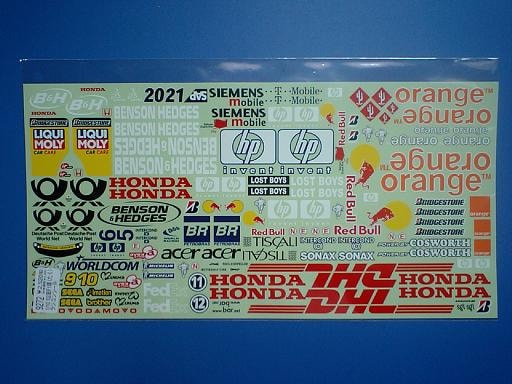 AMS ロスマンズ&JPSステッカー　F-1ラジコン AMS ロスマンズ&JPSステッカー F-1ラジコン - メルカリ