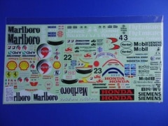 AMS F1ステッカー 06F1シール3車種 | AMS ステッカー |F104