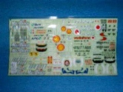 AMS ロスマンズ&JPSステッカー　F1ラジコン AMS ロスマンズ&JPSステッカー F1ラジコン - メルカリ