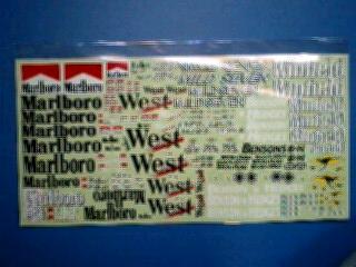 AMS F1ステッカー タバコ5種シール | AMS ステッカー