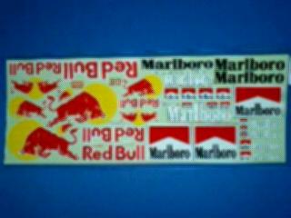 AMS ロスマンズ&JPSステッカー F1ラジコン AMS 8532 1/10 ラジコン用