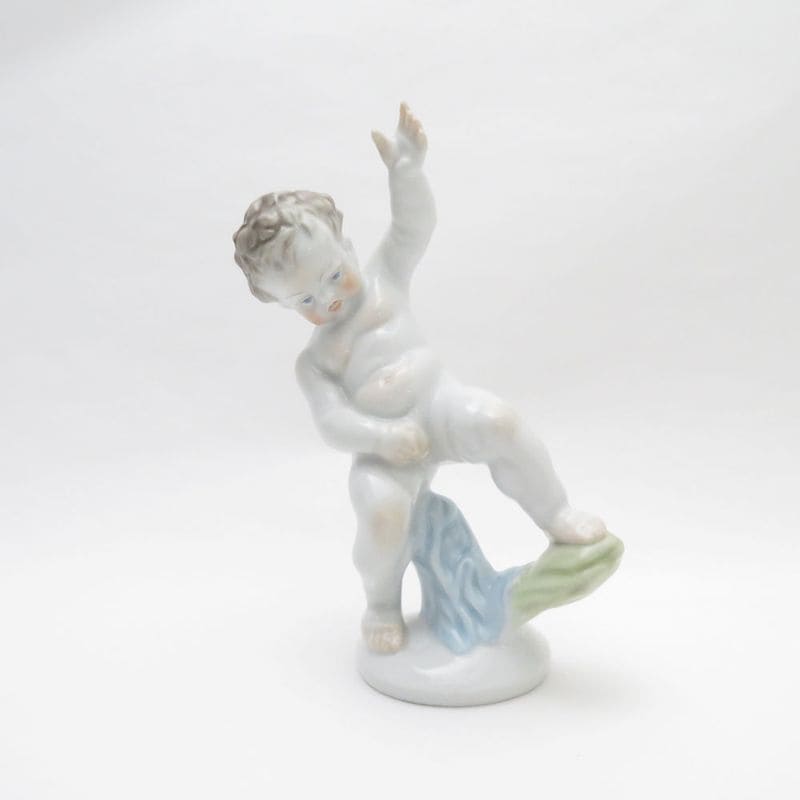 未使用 Herend ヘレンド 5751 フィギュリン 置物 人形 SY9614P 【中古】