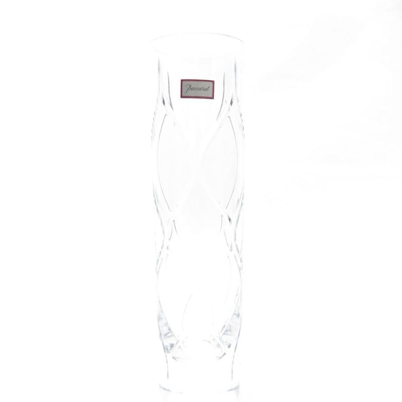 美品 Baccarat バカラ フラワーベース クリスタル 一輪挿し 花瓶 高さ20cm インテリア SU8664H 【中古】