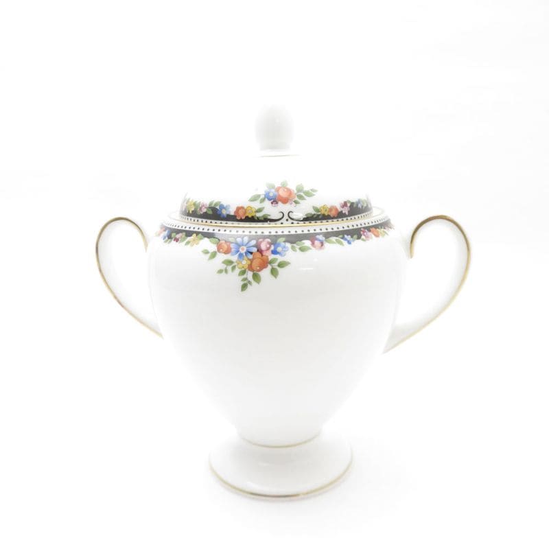 美品 WEDGWOOD ウェッジウッド オズボーン シュガーポット 砂糖入れ SO1762Q 【中古】