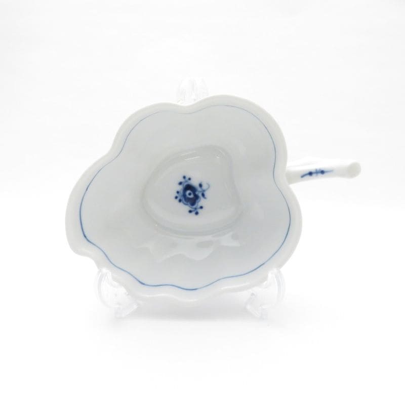 美品 ROYAL COPENHAGEN ロイヤルコペンハーゲン ブルーフル—テッド 349 リーフディッシュ 変形皿 バターカップ SY11929R1 【中古】
