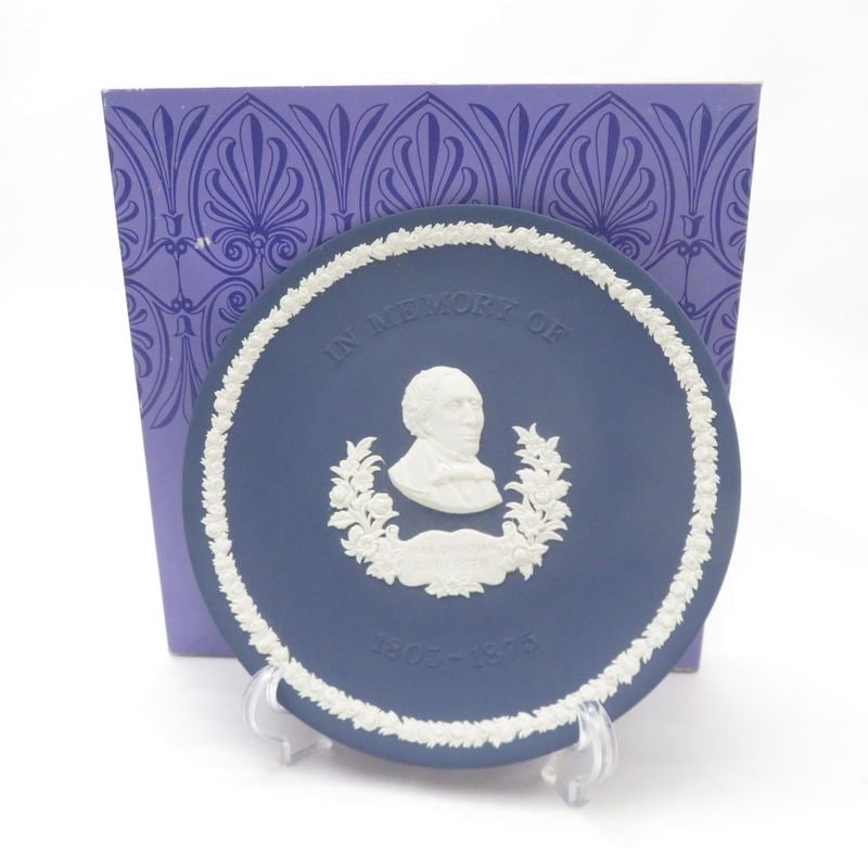 美品 ROYAL WORCESTER ロイヤルウースター CHRISTIAN ANDERSEN MINDEPLATTE イヤープレート 20cm 飾り皿 SY13069R1 【中古】