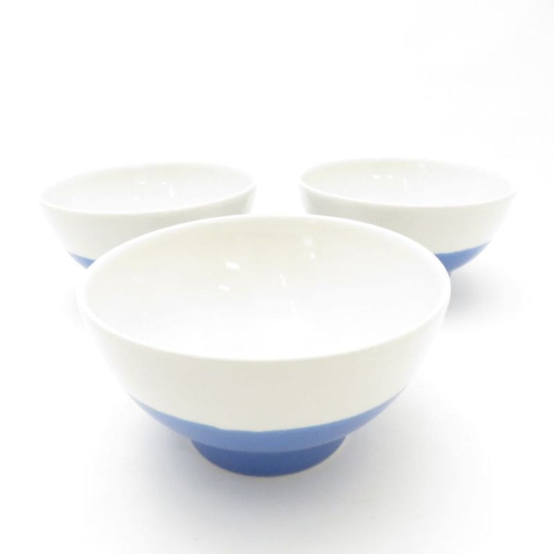 未使用 JARS ジャス ボウル 3枚 セット 13.5cm ツートン 深皿 フランス SU13358E1 【中古】