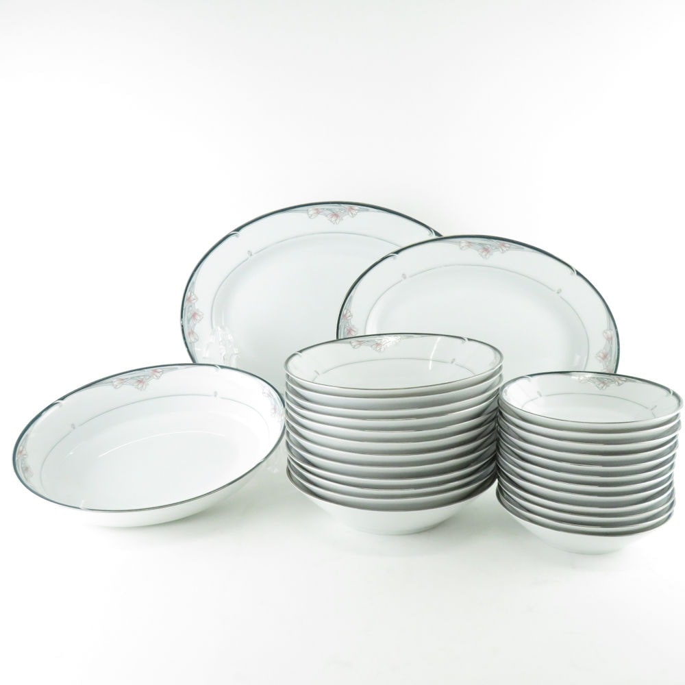 Noritake ノリタケ EMERTON エモーション オーバル皿 ボウル 27枚 セット RC ディナー プレート 同梱不可 SM2370E 【中古】