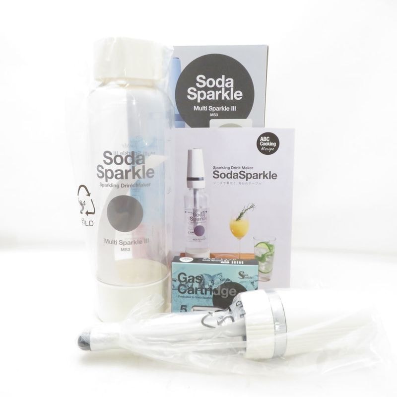 未使用 SodaSparkle ソーダスパークル MS3 マルチスパークル3 炭酸水メーカー 家庭用 SO3895Z 【中古】